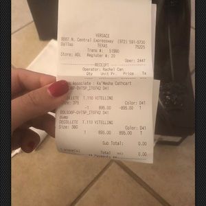 Versace women heels size 8